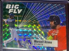 Marcell Ozuna [Green Mosaic] #BF3 Baseball Cards 2021 Panini Mosaic Big Fly Prices