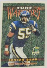 Junior Seau Football Cards 1996 Topps Turf Warriors Prices