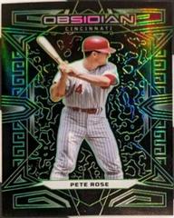 Pete Rose [Green] Baseball Cards 2023 Panini Chronicles Obsidian Prices