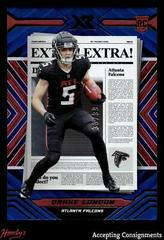 Drake London [Blue] #EXT-3 Football Cards 2022 Panini XR Extra Prices