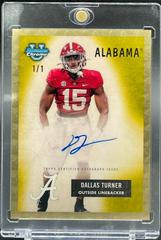 Dallas Turner [Superfractor] Football Cards 2023 Bowman Chrome University 1955 Autographs Prices