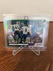 Justin Tucker [Spectrum Green] Football Cards 2022 Panini Absolute Last Call Prices