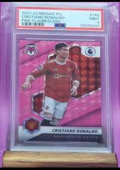 Cristiano Ronaldo [Pink Fluorescent] Soccer Cards 2021 Panini Mosaic Premier League Prices