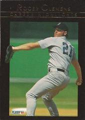 Roger Clemens [A Rocket Launched] #4 Baseball Cards 1992 Fleer Roger Clemens Prices