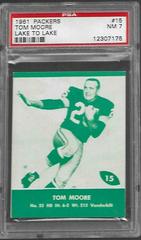 Tom Moore Football Cards 1961 Lake to Lake Packers Prices