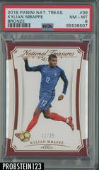 Kylian Mbappe [Bronze] #39 Soccer Cards 2018 Panini National Treasures Prices
