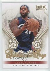 LeBron James #CC-3 Basketball Cards 2008 Fleer Hot Prospects Cream of the Crop Prices