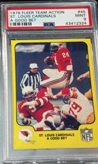 St. Louis Cardinals [A Good Bet] #45 Football Cards 1978 Fleer Team Action Prices
