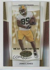 James Jones [Mirror Gold] #193 Football Cards 2007 Leaf Certified Materials Prices