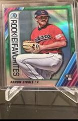 Aaron Civale [Green Refractor] Baseball Cards 2020 Bowman Chrome Rookie of the Year Favorites Prices