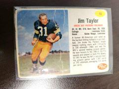 Jim Taylor [Hand Cut] Football Cards 1962 Post Cereal Prices