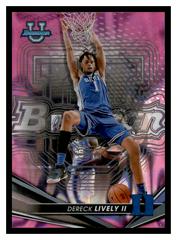 Dereck Lively II [Pink Lava] #1 Basketball Cards 2022 Bowman University Best Prices