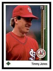 Timmy Jones #348 Baseball Cards 1989 Upper Deck Prices