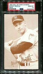 Mickey Mantle [Sepia] Baseball Cards 1980 Hall of Fame Exhibits Prices