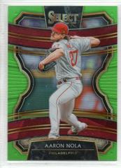 Aaron Nola [Neon Green] #88 Baseball Cards 2020 Panini Select Prices