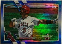 Albert Pujols [Blue Foil] Baseball Cards 2021 Topps Opening Day Prices