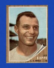 Joe Koppe #39 Baseball Cards 1962 Topps Prices