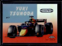 Yuki Tsunoda [Orange] #54W-28 Racing Cards 2020 Topps Chrome Formula 1 1954 World on Wheels Prices