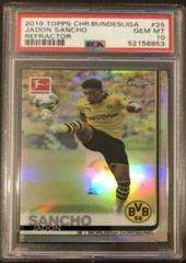 Jadon Sancho [Refractor] Soccer Cards 2019 Topps Chrome Bundesliga Prices
