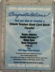 Randy Johnson [Black] #TA-RJ Baseball Cards 2024 Topps Tribute Autograph Prices