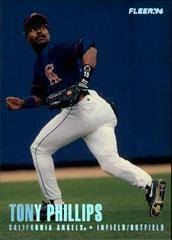 Tony Phillips #56 Baseball Cards 1996 Fleer Tiffany Prices