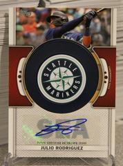 Julio Rodriguez #TLPA-JR Baseball Cards 2023 Topps Team Logo Patch Autographs Prices