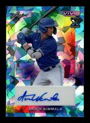 Arjun Nimmala [Teal Crystal] #BA-AN1 Baseball Cards 2023 Leaf Vivid Autograph Prices