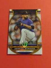 German Marquez [Gold] #24 Baseball Cards 2023 Topps Tribute Prices