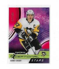 Sidney Crosby [Red] Hockey Cards 2021 Upper Deck Synergy Exceptional Stars Prices