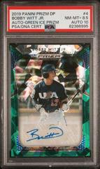 Bobby Witt Jr. [Green Ice Prizm] #4 Baseball Cards 2019 Panini Prizm Draft Picks Autographs Prices