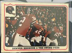 Denver Broncos [The Swing Pass] Football Cards 1976 Fleer Team Action Prices