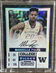 Markelle Fultz Autograph Cracked Ice Basketball Cards 2017 Panini Contenders Draft Picks Prices