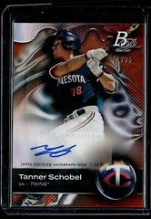 Tanner Schobel [Autograph Red] #TOP-2 Baseball Cards 2023 Bowman Platinum Top Prospects Prices