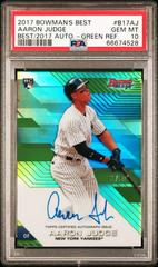 Aaron Judge [Green Refractor] #B17-AJ Baseball Cards 2017 Bowman's Best of Autograph Prices