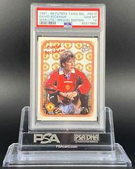 David Beckham Soccer Cards 1997 Futera Manchester United Fans Selection Special Edition Prices