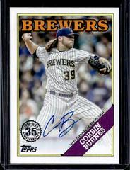 Corbin Burnes Baseball Cards 2023 Topps Silver Pack 1988 35th Anniversary Autographs Prices