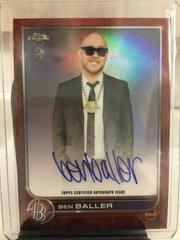 Ben Baller [Red] Baseball Cards 2022 Topps Chrome Ben Baller Autographs Prices