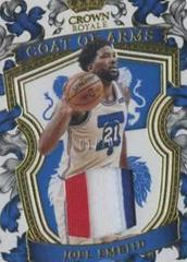 Joel Embiid [Crystal Gold] Basketball Cards 2021 Panini Crown Royale Prices