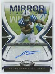 Jonathan Taylor #MS-JY Football Cards 2021 Panini Certified Mirror Signatures Prices