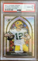Aaron Rodgers Football Cards 2017 Panini Prizm Stained Glass Prices