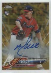 A.J. Minter [Gold Refractor] Baseball Cards 2018 Topps Chrome Rookie Autograph Prices