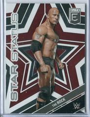 The Rock [Red] #9 Wrestling Cards 2023 Donruss Elite WWE Star Status Prices