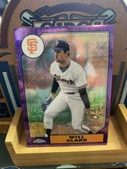 Will Clark [Purple] #T87C-91 Baseball Cards 2022 Topps Silver Pack 1987 Chrome Prices