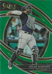 Omar Narvaez [Green] #105 Baseball Cards 2020 Panini Select Prices