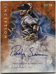 Dansby Swanson [Autograph Orange] #103 Baseball Cards 2017 Topps Inception Prices