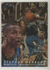 Stephon Marbury [Row 0] Basketball Cards 1996 Flair Showcase Prices