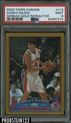 Darko Milicic [Serbian Gold Refractor] Basketball Cards 2003 Topps Chrome Prices