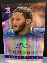 Aaron Donald [Extra Points Purple Autograph] #202 Football Cards 2014 Panini Prestige Prices