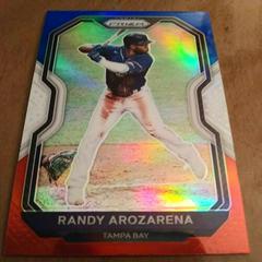 Randy Arozarena [Red White and Blue Prizm] Baseball Cards 2021 Panini Prizm Prices