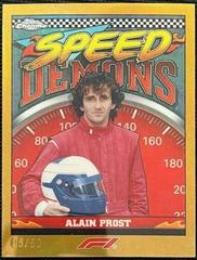 Alain Prost [Gold Refractor] #SD-AP Racing Cards 2023 Topps Chrome Formula 1 Speed Demons Prices